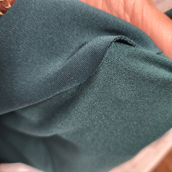 Xscape Evenings Long Scuba Off-The-Shoulder Dress - Picture 8 of 14